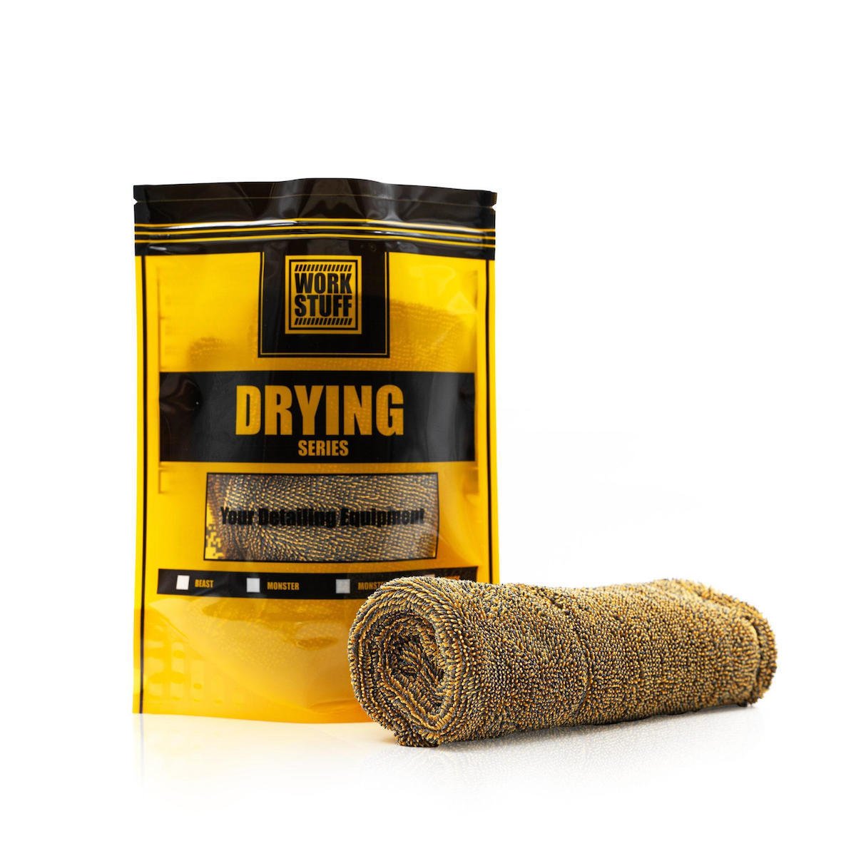 Work Stuff Πανί Μικροϊνών Στεγνώματος Αυτοκινήτου 1100gsm Μπεζ 55x50cm