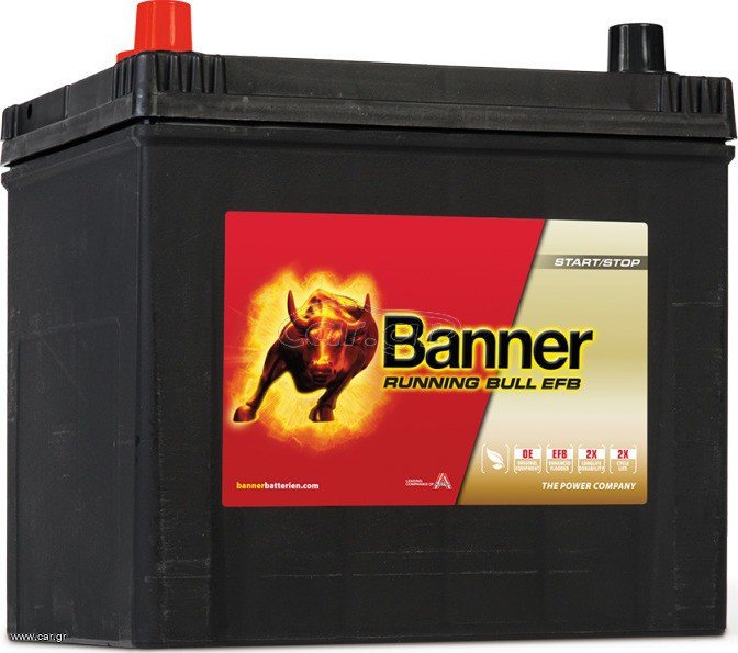 Banner Μπαταρία Αυτοκινήτου Running Bull EFB 56516 με Χωρητικότητα 65Ah και CCA 550A Start/Stop.
