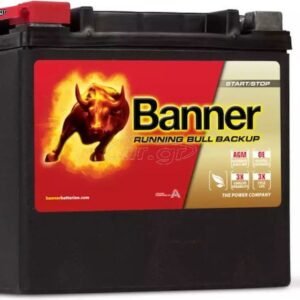 Banner Μπαταρία Αυτοκινήτου Running Bull BackUp με Χωρητικότητα 12Ah και CCA 200A Start/Stop (51400)