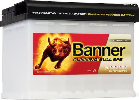 Banner Μπαταρία Αυτοκινήτου Running Bull 56011 με Χωρητικότητα 60Ah και CCA 560A Start/Stop(56011)