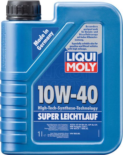 Liqui Moly Super Low Friction Ημισυνθετικό Λάδι Αυτοκινήτου 10W-40 1lt (9503)