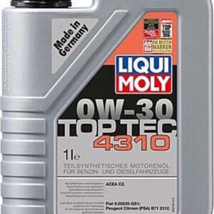 Liqui Moly Top Tec 4310 Συνθετικό Λάδι Αυτοκινήτου 0W-30 1lt (2361)