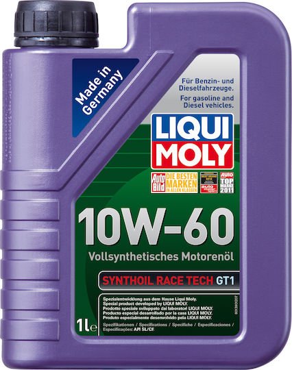 Liqui Moly Synthoil Race Tech GT1 Συνθετικό Λάδι Αυτοκινήτου 10W-60 1lt (8908)