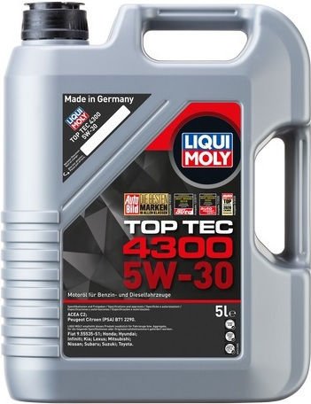 Liqui Moly Top Tec 4300 Συνθετικό Λάδι Αυτοκινήτου 5W-30 5lt (2324) - Image 2