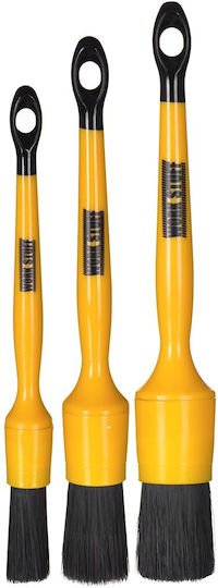 Work Stuff Detailing Πινέλα Καθαρισμού Αυτοκινήτου 3τμχ