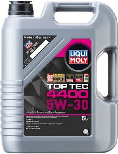 Liqui Moly Top Tec 4400 Ημισυνθετικό Λάδι Αυτοκινήτου 5W-30 5lt (2322) - Image 2