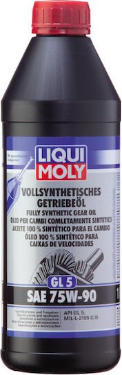 Liqui Moly Βαλβολίνη Fully Synthetic Gear Oil (GL5) 75W-90 1lt - Image 2