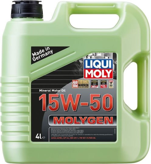 Liqui Moly Molygen Λάδι Αυτοκινήτου 15W-50 4lt (2539)